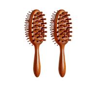 Double Sided Reversible Baby Comb Friendly Wooden Design and Round Tips Portable Hair Grooming Tool Double Sided Massage Comb
