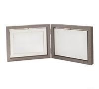 Double Sided Rotating Photo Frame 6 Inch Wooden Tabletop 360 Degree Swivel Picture Frame 6 Inch Modern Wood Design Minimalist Double Photo Frame 6 Inch for Decor Rotating Wood Photo Display Frame 6(B)