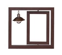 Double-Sided Rotating Photo Frame For Two Photos, Wooden Tabletop Decor With Warm Night Light, Ideal Pet Memorial Or Sympathy Gift