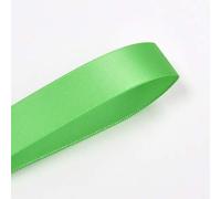 Double Sided Satin Polyester Ribbon Rolls for Fabric, DIY Art & Crafts, Bows, Gift Wrapping, Wedding Decorations, Card Making, Scrapbooks, Christmas (Green Flash (50mm×5m)