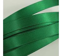 Double Sided Satin Ribbon, 27 Solid Colours, 10 Metre Reel, Fabric Ribbon for Gift Wrapping, Cake, Wedding Party Decoration, Hair Bow, Trimming, Sewing DIY Craft Projects (10mm Width, Forest Green)