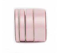 Double Sided Satin Ribbon, 27 Solid Colours, 10 Metre Reel, Fabric Ribbon for Gift Wrapping, Cake, Wedding Party Decoration, Hair Bow, Trimming, Sewing & DIY Craft Projects (6mm Width, Pastel Pink)