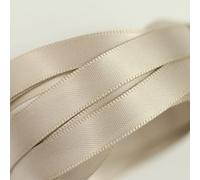 Double Sided Satin Ribbon, 27 Solid Colours, 10 Metre Reel, Fabric Ribbon for Gift Wrapping, Cake, Wedding Party Decoration, Hair Bow, Trimming, Sewing & DIY Craft Projects (10mm Width, Taupe)