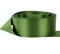 Double Sided Satin Ribbon Size 20mm x 10 Meters, Perfect for Gifts Wrap Sew Party, Decorations Events Dress Wedding Christmas Crafts, Bows Car, DIY, Bouquets, Cake More (Olive Green)