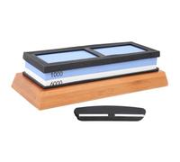 Double-Sided Sharpening Stone, White Fused Alumina Whetstone, 1000/1600 Grit Accuracy, Household Grinding Tool, Durable with Long Service Life, Meets Various Sharpening Needs