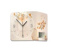 Double-Sided Silent Digital Corner Wall Clock for Living Room and Office, Modern Design Kitchen Clock