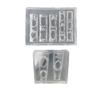 Double-Sided Silicone Molds for Embossed Photo Frame Decorations 2PC Crafting Accessories Nails Art Craft Silicone Mold