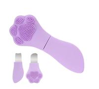 Double Sided Silicone Pore Scraper - Cat Paw Shaped Face Nose Scraper - For Nose Forehead Chin Women Daily Use Travel Business Evening Cleaning Makeup