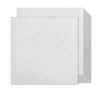 Double-sided Silver Glitter Cardstock 12x12 for Cricut - Goefun 24 Sheets 12x12 Cardstock, 280 GSM/100 LB Silver Glitter Paper for Crafts, Christmas, Anniversary