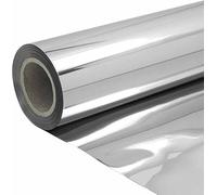 Double Sided Silver Mirror Carpet 1m x 15m Perfect for Birthdays Graduation Parties Events 0.12mm Thick Elegant Decoration for Stylish Celebrations