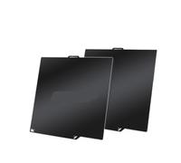 Double Sided Smooth PEI for El-egoo Centauri Carbon Build Plate 260x271mm Removable Heated Bed 3D Printing Platform Mat Black(2 pcs)