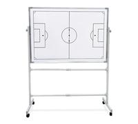 Double-Sided Soccer Sports Coaching Whiteboard，Mobile Magnetic Football Training Board，Magnetic Markers and Eraser Included