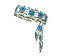 Double-Sided Spring Happy Easter Holiday Printed Bandana For Men And Women For Football,Yoga,Fitness,Ninja Headband