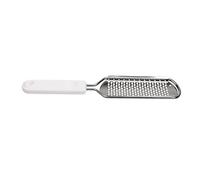 Double Sided Stainless Steel Pedicure Foot Rasp Feet Callus Shaver Cuticle Cutter and Corn Remover - White