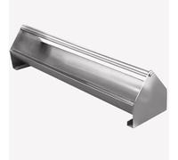 Double-Sided Stainless Steel Pigeon Feeder with Swivel Crossbar, Poultry Feeding Trough for Chicks Ducks Parrots, 20-140cm Long