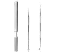 Double Sided Steel Nail Files for Natural Nails, with Ingrown Toe Nail File, Dual-Ended Toenail Lifter for Fungal Nails, Thick and Ingrown Nail Treatment