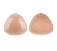 Double-Sided Sticky Bra Inserts - Self Adhesive Boob Pads for Small Chest Women Waterproof Silicone Push up Pad (Style 2)