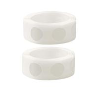 Double Sided Sticky Dots, 2 Roll/200 Pieces Round Glue Dot, Clear Sticky Points for DIY, Birthday, Wedding, Party Decoration