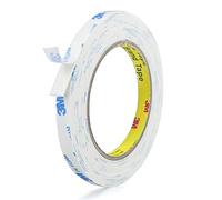 Double Sided Tape 0.39in x 16.5ft, Mounting Tape Heavy Duty, Removeable PE Foam Tape Strips, Strong Adhesive Tape Waterproof Free Damage for Paint Wall Picture Hanging Poster