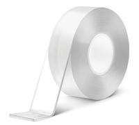 Double Sided Tape Heavy Duty(Extra Large 16.5FT),Two Sided Adhesive Tape,Removable Picture Hanging Wall Adhesive Tape Strips,Extra Large Nano Adhesive Mounting Tape for Home Office Outdoor
