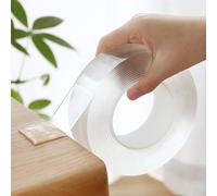 Double Sided Tape Heavy Duty, Nano Tape, Strong Sticky Extra Large (3.0m*3cm*2mm) Removable Mounting elf Tape, Clear Multipurpose Wall Decor Adhesive for Poster, Picture Hanging, Carpet, Photos