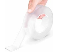 Double Sided Tape Heavy Duty, Strong Nano Mounting Tape Extra Large(3.0m * 3.0cm) Multipurpose Clear Adhesive Tape Picture Hanging Strips, Removable Sticky Pads Poster Tape for Walls Decor Carpet Tape