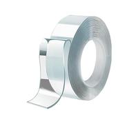 Double Sided Tape Heavy Duty, Transparent Reusable Nano Adhesive Tape Removable Sticky Poster Tape Picture Hanging Strips, Multipurpose Adhesive Tape for Photos Wall, Posters (3.0m*30mm*2mm)