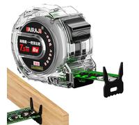 Double Sided Tape Measure, Sided Luminous Measuring Tape, Easily Read Heavy Duty Tapes Measure, Retractable Fluorescent Carpenter Measurement Tapes, for Woodworking Construction Project