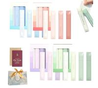 Double Sided Tape Pen, Gradient Color Double Sided Tape Pens for Crafting, Powerful Double-Sided Tape Roll Effortlessly Attach Photos, Decorations and Paper (4Sets/A)