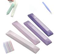 Double-Sided Tape Pen - Retractable Glue Roller for Crafts, Scrapbooking & DIY, Clean & Mess-Free Adhesive Tape Dispenser (6 mm × 6 m) - Ideal for Card Making, Journaling & Photo Albums (Purple-A)