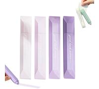 Double Sided Tape Pens, 4Pcs Double Sided Tape Roller | No-Mess Adhesive for Scrapbooking, Card Making, Gift Wrapping, Photo Mounting | Journaling Supplies for School, Home, Office (Purple)