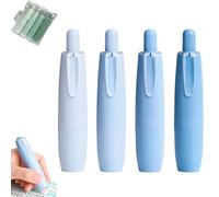 Double Sided Tape Pens - Correction Tape Double-Sided Adhesive, Retractable White out Correction Tapes, Double Sided Press Glue Pen for Crafting, Cards, Photo, Album, Journal (A#)