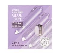 Double Sided Tape Roller - Retractable Dispenser, Compact Lightweight Design, Smooth Precision Application, Clean Rest Free Bonding Multi Piece Craft Supply | for Home School Workplace Creative