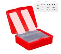 Double Sided Tape Strips - Transparent, 60 pcs, Reusable, Heavy Duty, Non-Marking, Sticky Pads,