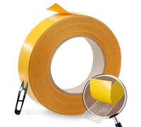 double sided tape thin | sellotape clear 30mm W x 50m L | wide sellotape clear | super strong double sided tape | clear cellotape | double sided tape | small sellotape rolls | Acrylic | Non-yellowing.