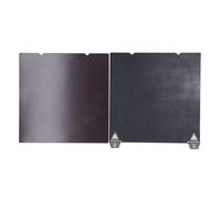 Double Sided Textured PEI Sheet 235mmx235mm with Flexible Spring Steel Build Plate Black for Ender 3 S1 3D Printer