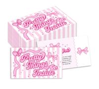 Double-Sided Thank You Cards 50-Pack, 3.5x2.1" for Small Business - A17