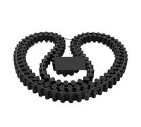 Double-sided Toothed Synchronous Belt DA8M Type Pitch 8mm Perimeter 1848-3200mm Width 15mm Rubber Timing 1Pcs(DA 8M-2320mm)