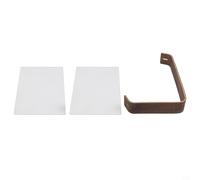 Double sided transparent acrylic frame for holding 10x15cm and 14x21cm photos with a lightweight and sturdy design for a clean, modern look in your living area (10 * 15cm black walnut)