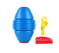 Double-Sided Tug-of-War Ball - Pull Shuttle Ball ABS 13.2x9.7cm | Interactive Rebound Balloon-Shaped Sensory Toy | Parent-Child Interaction - Indoor Outdoor Strength Game