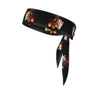 Double-Sided Violin Sheet Music Printed Bandana For Men And Women For Football,Yoga,Fitness,Ninja Headband