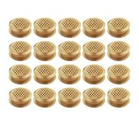 Double-Sided Wardrobe Shoe Cabinet Ventilation Grille Air Vent Cover 35mm Louvre Mesh Hole Stainless Steel Gold shed vent cover(20pcs)