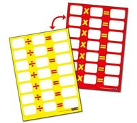 Double Sided Wipe Clean Dry Wipe Division And Multiplication Maths Childrens Pupils School Classroom Display Wall Poster A2 Primary Teaching Services