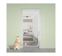 Double-Sided Zip Cat Screen Door, Thickened Cat Mesh Door Screen with Zipper Scratch for Home 70-150x200-220cm(85x205cm)
