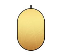 Double-sidedSurface Oval Reflector With, 100x150cm | Lightweight, Foldable Reflector, for on-Location Shoots, Portrait Photographers