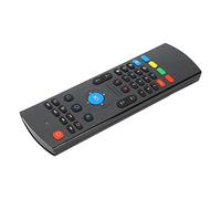 Double Sides Air Mouse Motion Sensing Remote Control, 2.4G Wireless Keyboard Mouse, TV Remote Control for Computer with Built-in 6-axis Inertial Sensor (Black)