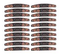 Double Sides Grit Nail File 20 Pieces Washable Reusable Manicure Tools for Acrylic Nails Professional Salon Home DIY Nail Art Durable Grinding Paper (240/240)