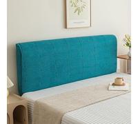 Double Single Bed Headboard Covers King for Linen/Upholstered/Wood/Leather Bed Head, Stretch Headboard Slipcover, Soft Comfortable All-Inclusive Head board Dustproof Protector Cover(110-135cm,Green1)