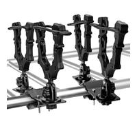 Double Single Gun Rack for ATV UTV, atv gun holder Universal Rack for Hunting Rifle, Bow, Shovel, Axe, Compatible with Golf Cart, Hunting Bike, Mobility Scooter