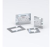 Double/Single Socket Switch Surround/Acrylic Finger Plate (Single, Mirror)
